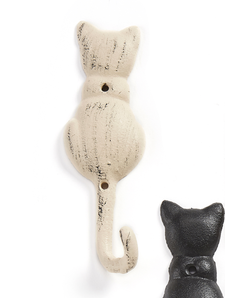 Giftcraft Cast Iron Cat Wall Hook